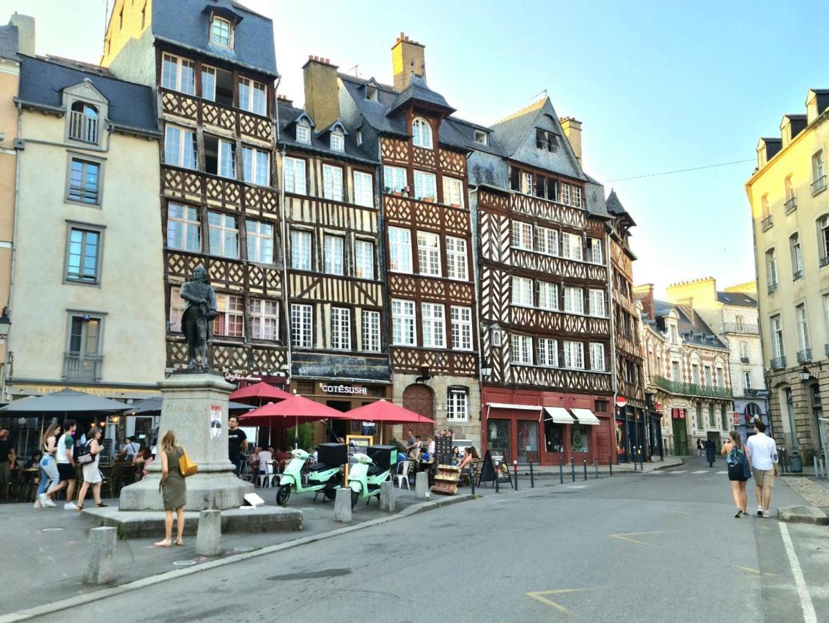 L'Eskale - Appartement-Studio Cosy Centre Ville Historique De レンヌ エクステリア 写真